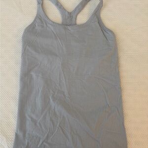 lululemon women’s ebb to the street tank in serene blue